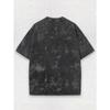 European Size Men's Vintage Bear Face & College Dropout Graphic T-Shirt - Distressed Washed Crew Neck Streetwear Tee, Oversized Retro Shirt