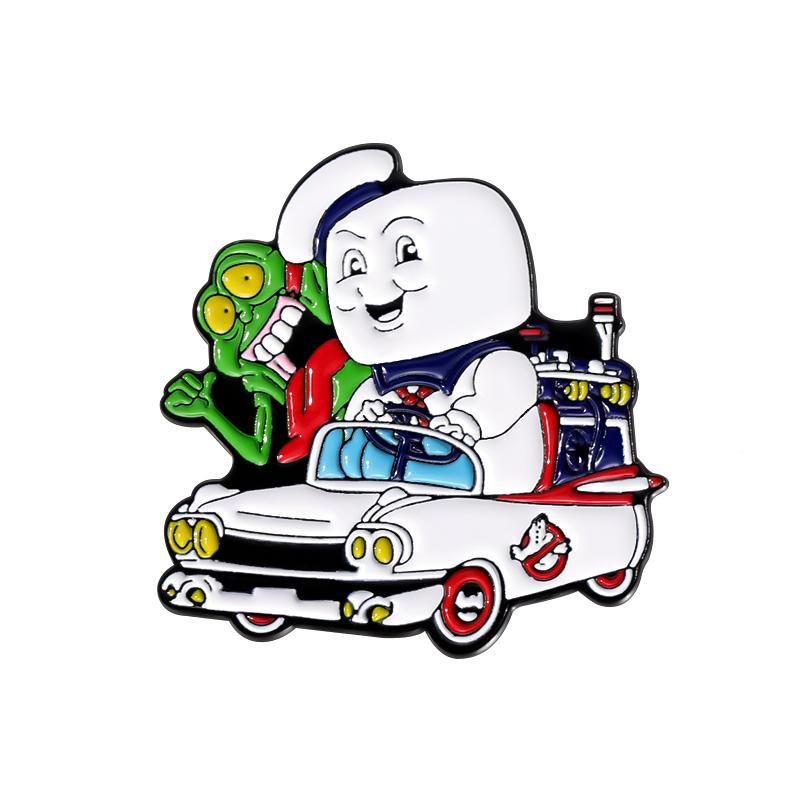 Science Fiction Movies Enamel Pins Custom Cartoon Bus Brooches Lapel Badges Punk Jewelry Gift for Fans Friends