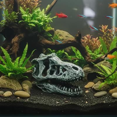Climbing Pets, Dodging Holes, Fish Tank Landscape Simulation, Dragon Head Fossil, Fish Shrimp House, Aquarium Decoration Crafts