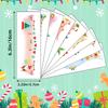 Cute Christmas Snowman Face Stickers Corner Of Eyes Temporary Body Art Tattoos Self Adhesive Sweet Colorful Party Accessories