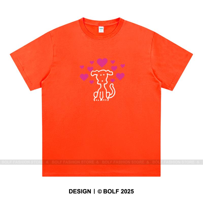 2025 New Simple Printed 100% Cotton Women's Oversized T-Shirt Loose Fit Graphic Tees Tops for Daily Wear