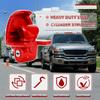 Cenipar Trailer Hitch Lock Universal Size Fit 1-7/8", 2", And 2-5/16" Couplers, Heavy Duty Steel, For Vehicles, Trailers, And RVs(Red)