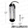 LED Marker Lamp 24V Small Side Marker Car Truck Trailer Rear Side Grille