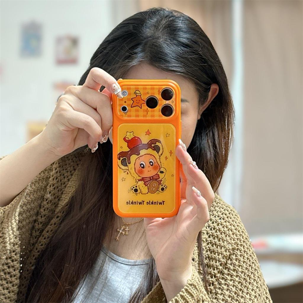 Star Man Cartoon Clear View Shockproof Case for iPhone 15/14 & 17/16 PROMAX