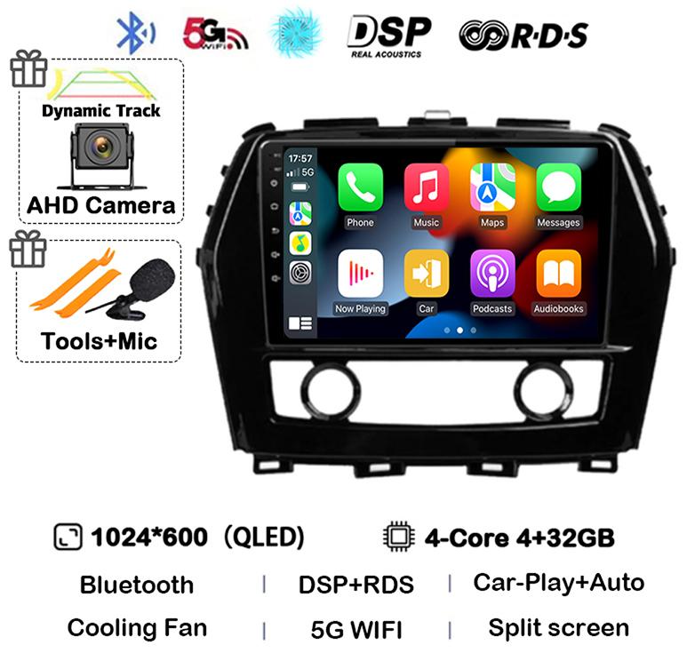 Android 14 DSP For Nissan Maxima 2011 2012 2013 2014 2015 2016 2017 2018 Car Radio Vedio Multimedia Player GPS Navigation Stereo