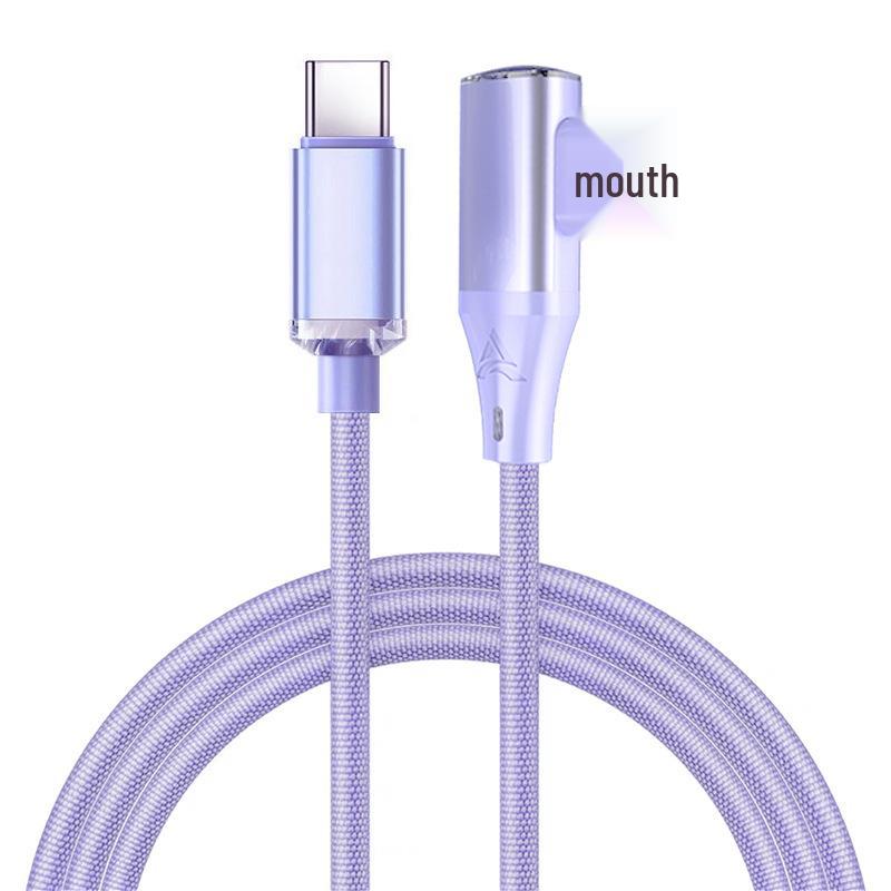 Jingyao 120W Fast Charging Elbow Type-C Cable for Apple 15/16 and Huawei 6A