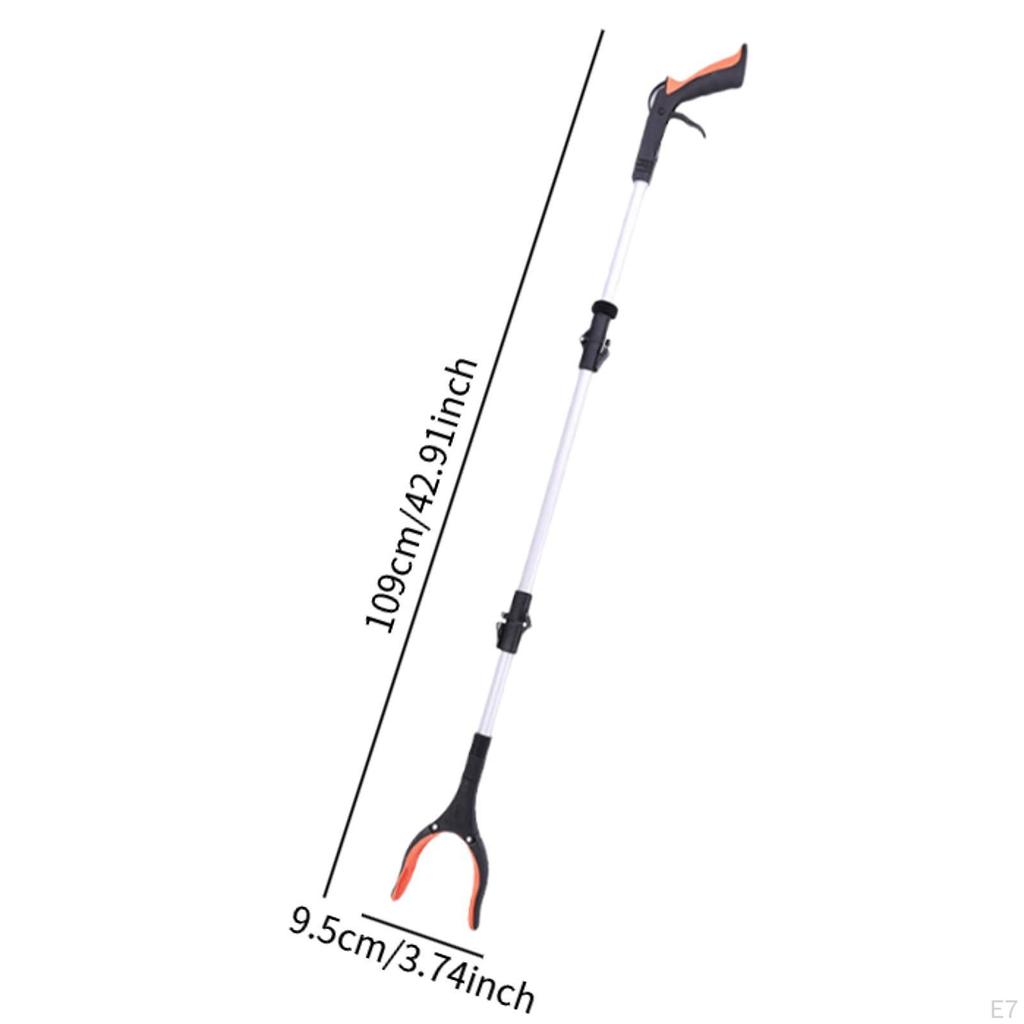 Reacher Grabber Folding Tool for Household Picnics Courtyard Yellow