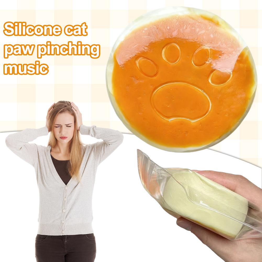 Cat Paw Squeeze Toy Soft Slow Rebound Pinch Toy For Stress Relief Cute Anxiety Relief Toy For Kids & Adults