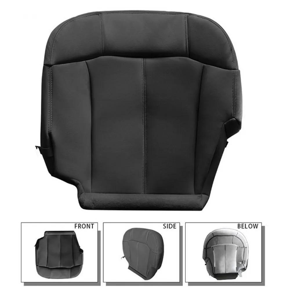 

Black Driver Bottom Cloth Seat Cover For 1999-2002 Chevy Silverado 1500Hd 2500Hd