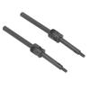 2pcs RC Car Front Rear Drive Shaft for Axial 124 for SCX24 C10 RC Car High Strength Steel RC Drive