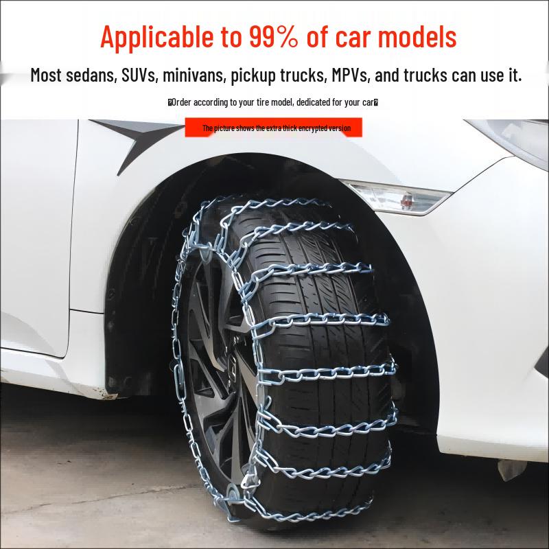 JINGRUIDA Universal Anti-Skid Snow Tire Chains