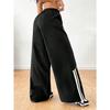 VEZFAA Women's Fashion Casual High Waist Trousers Pants & Capris
