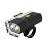 Bike Lights For Night Riding Bright Bike Flashlight Front Lights LED Lamp With Telescopic Zoom Outdoor Gear For Safety Commuting