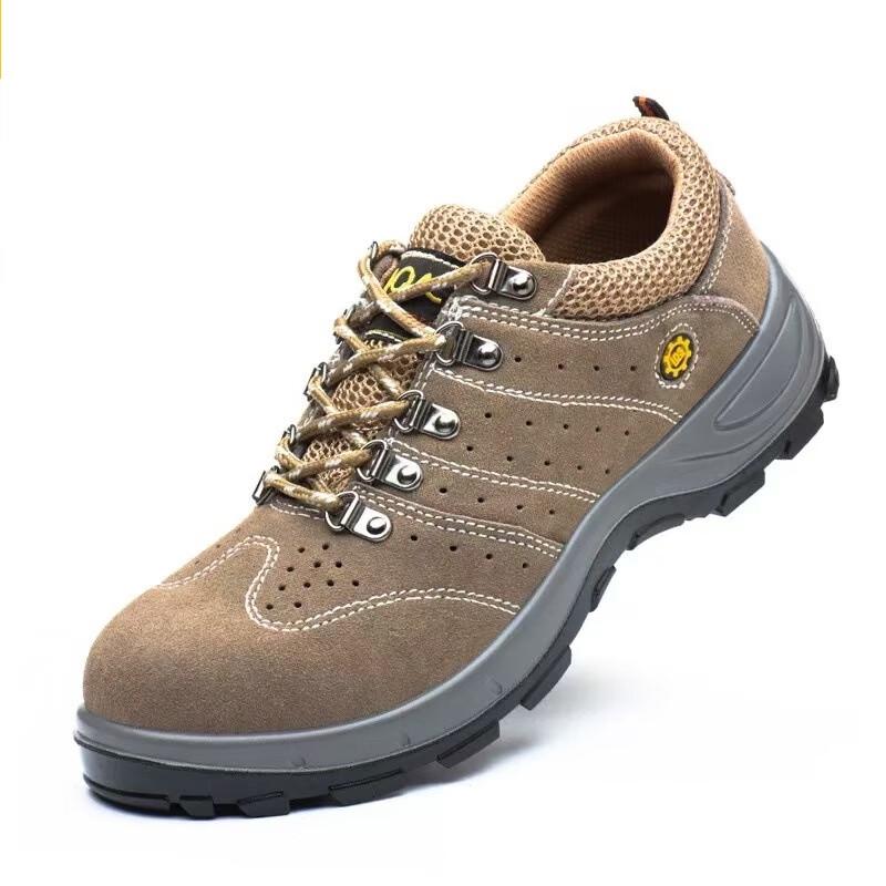 Bofu Bird Men s Cowhide Work Safety Shoes 35