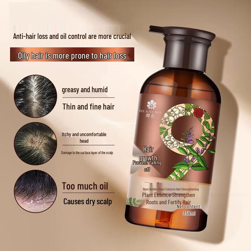 Bee & Flower Botanical Oil Control Shampoo & Conditioner Set