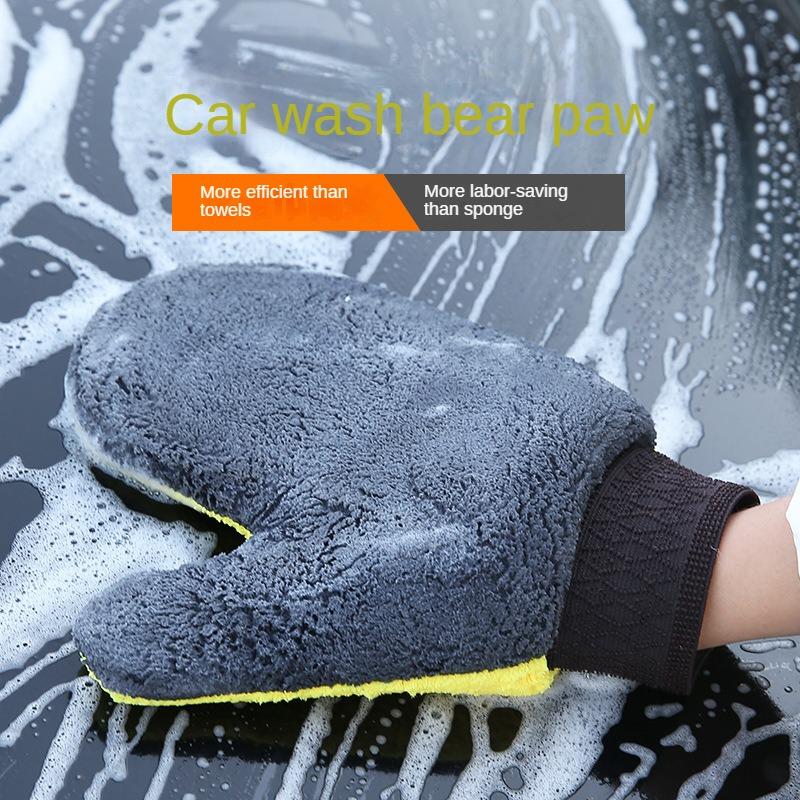 

Перчатки для мытья и протирки автомобилей не повреждают поверхность краски, предотвращают скольжение, водонепроницаемую медвежью лапу, двусторонние перчатки для чистки автомобилей, инструменты для чистки