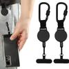 Steel Cable Anti-Theft Phone Holder 360 Rotation Retractable Cellphone Strap  Outdoor Use