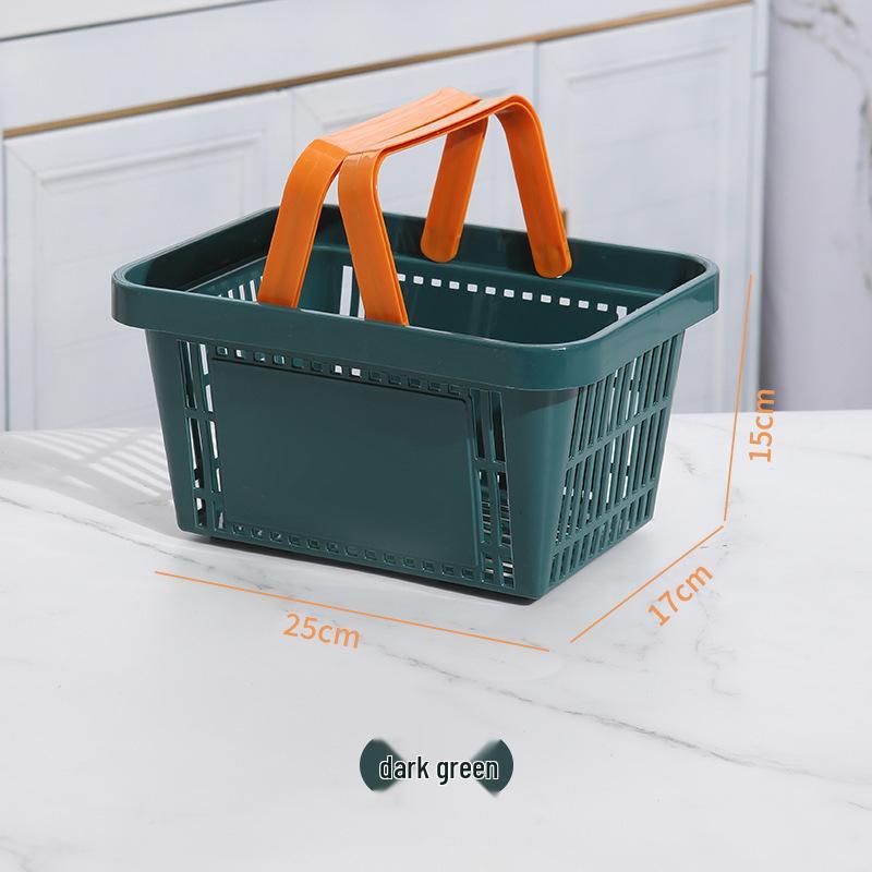 Modern Handheld Bathroom Cosmetics Organizer Basket