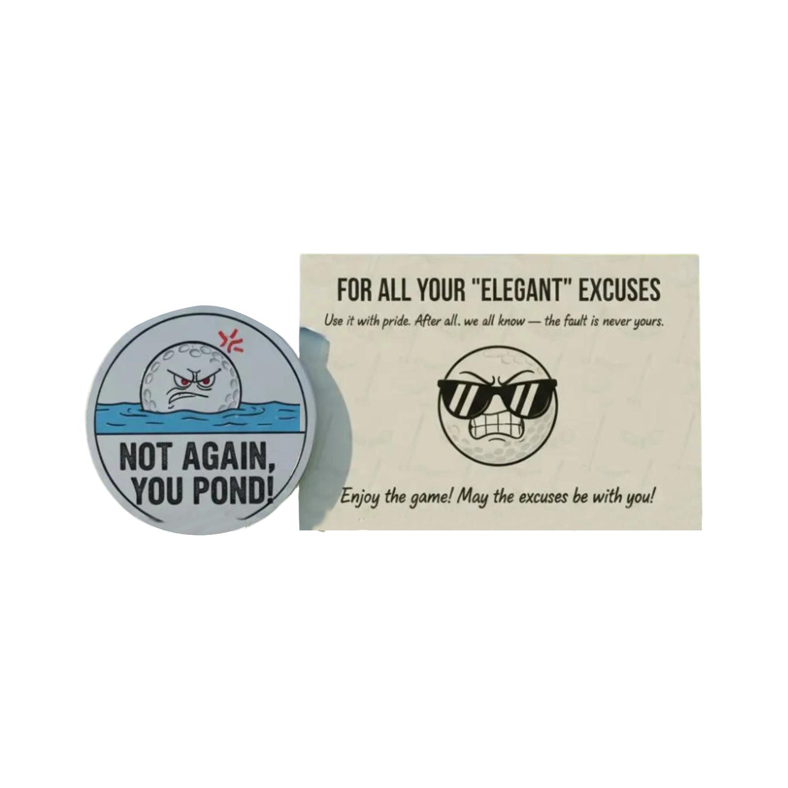 

Подарок для любителей гольфа с металлическим корпусом: вы заслуживаете прекрасного оправдания, когда ваш толкатель снова вас подведет. One Size