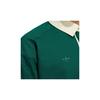 adidas Originals Casual Zip-Up Long-Sleeve Polo Shirt Men’s Dark Green