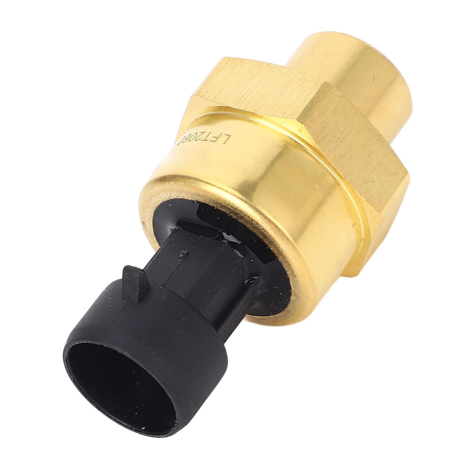 Brass pressure transmitter, 0-50 bar sensor, 0.5 to 4.5 V output, high accuracy IP67, made of brass, high overload resistance, +Celsius- 1.5% FS error