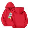 Children's Hoodies Loose Solid Color Hooded Sports Shirt Fashionable Sports Shirt