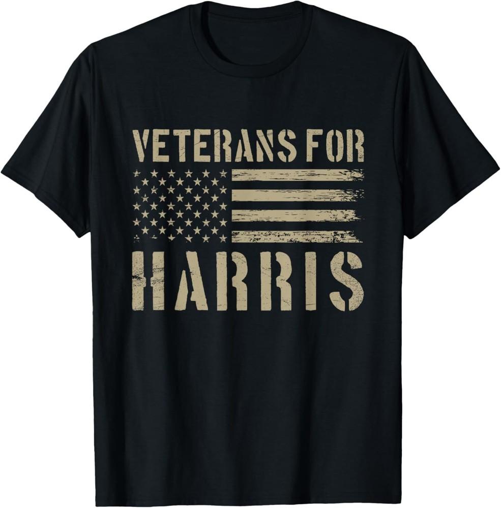 Veterans for Harris 2024 - Military Vets Kamala Harris T-Shirt