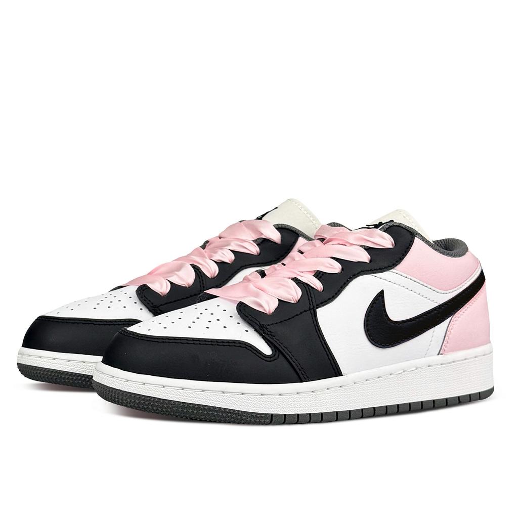 Jordan Air Jordan 1 Abrasion Resistant Abrasion Resistant Low Top Vintage Basketball Shoes Women's Strawberry Pink 553560-152(Team153-)