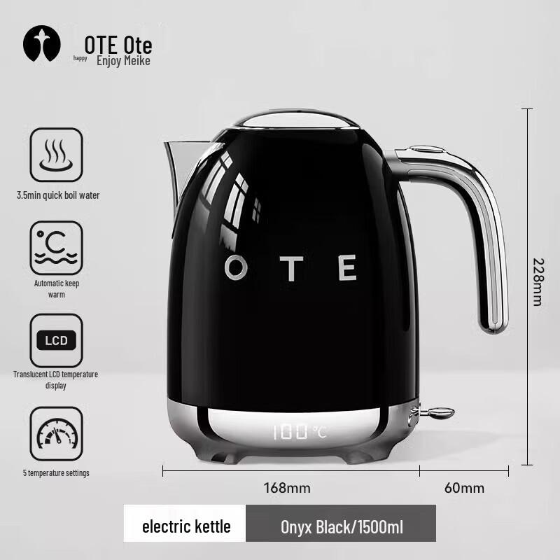Умный электрический чайник OTE из нержавеющей стали 316
