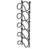 Wrought Iron Bathroom Towel Rack Wall-Mounted Wine Rack Multifunctional Storage Shelf with Multiple Layers Towel Rack