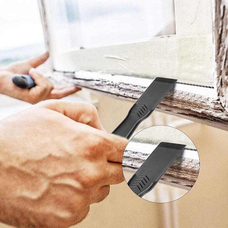 Plastic Putty Knife Set Plastic Putty Knives Flexible Paint Scrapers Tool Plastering Tool  for Patching,Spackling,Wallpaper