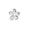 Simple and Elegant Crabapple Flower Brooch, High-end Women's Exquisite Pearl Brooch, Elegant Oil-dripping Flower Pin
