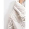 Vintage Casual Solid Women Oversized Jackets Pockets Zipper Turtleneck Thick Coats New Fashion 2024 Autumn Winter Outwear