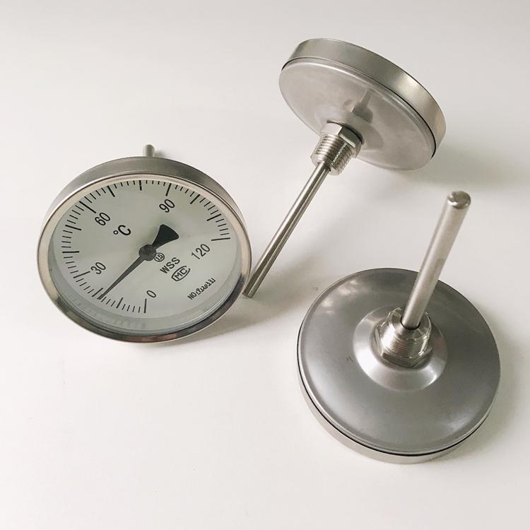 Haichen Factory Price  Adjustable Bimetal Stainless Steel IP65 Rated Thermometer Dial Gauge