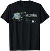 Artemis 2 Routenkarte SLS-Rakete 2024 Zum Mond und darüber hinaus T-Shirt