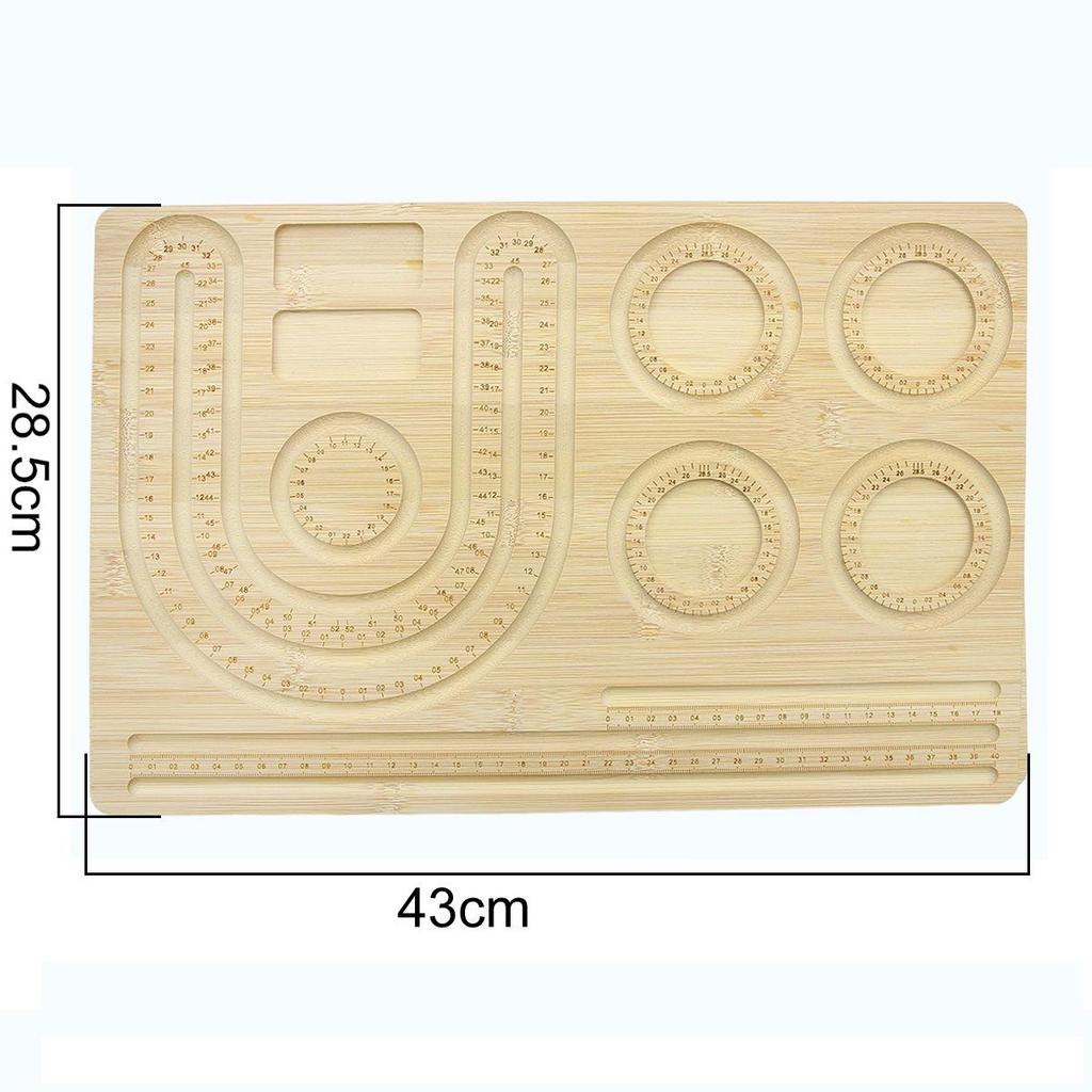 Vassoio Espositore per Gioielli con Perline in Legno di Pino Naturale - Supporto Trasparente per Braccialetti e Oggetti di Scena per Fotografia