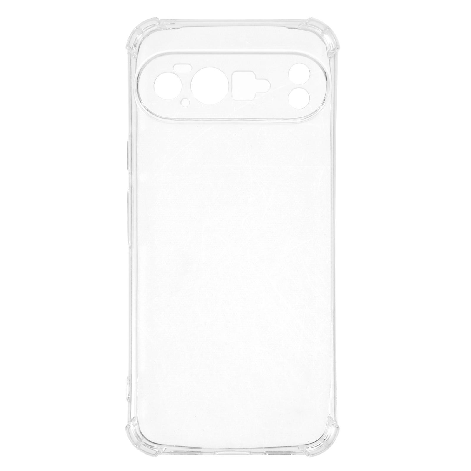 

Для чехла для телефона Google Pixel 10 Pro Усиленные четыре угла Защита от падения Прозрачная ТПУ-накладка A