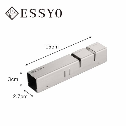 Shimomura Kikaku Knife sharpening double sharpener [Made in Japan] 2 types of whetstones that bring back sharpness Diamond ceramic Non-slip Compact St