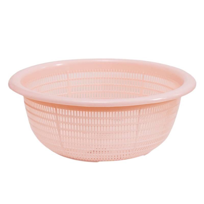 Kitchen Sink Vegetable & Fruit Washing Basket Set - Plastic Strainer & Drainer Basin for Storage & Rice Washing
