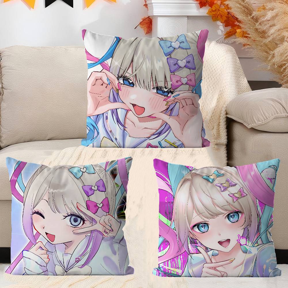 Anime Kangel Kissenkissenbezug Kissenbezug Wohnzimmer Sofa Heimdekor Kundenspezifisch