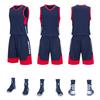 Kids Basketball Jersey Set Breathable Quick Dry Short Sleeve Uniform Boys Girls Training Camp