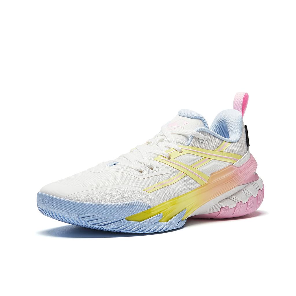Anta Air 6 Cloud Colorway Basketball Shoes Men Sneaker White Yellow 912611602-1