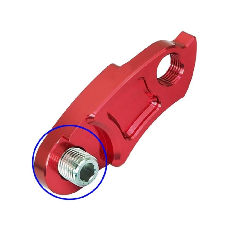 Aluminium Alloys Tail Hook Screw 10mm Bicycles Rear Derailleur Screws Bike Rear Derailleur Hanger Bolt Easy to Install