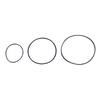180pcs Black Color Rubber Sealing Watch Back Cover Watch Rubber Seal Washers  Watch Maintenance