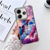 Santorini Greece Summer Plating Phone Case For Xiaomi Redmi Note 14 15 Pro Plus 13 12 11 11S 11T 10 9S 9 5G Anti-Fall Airabag Co