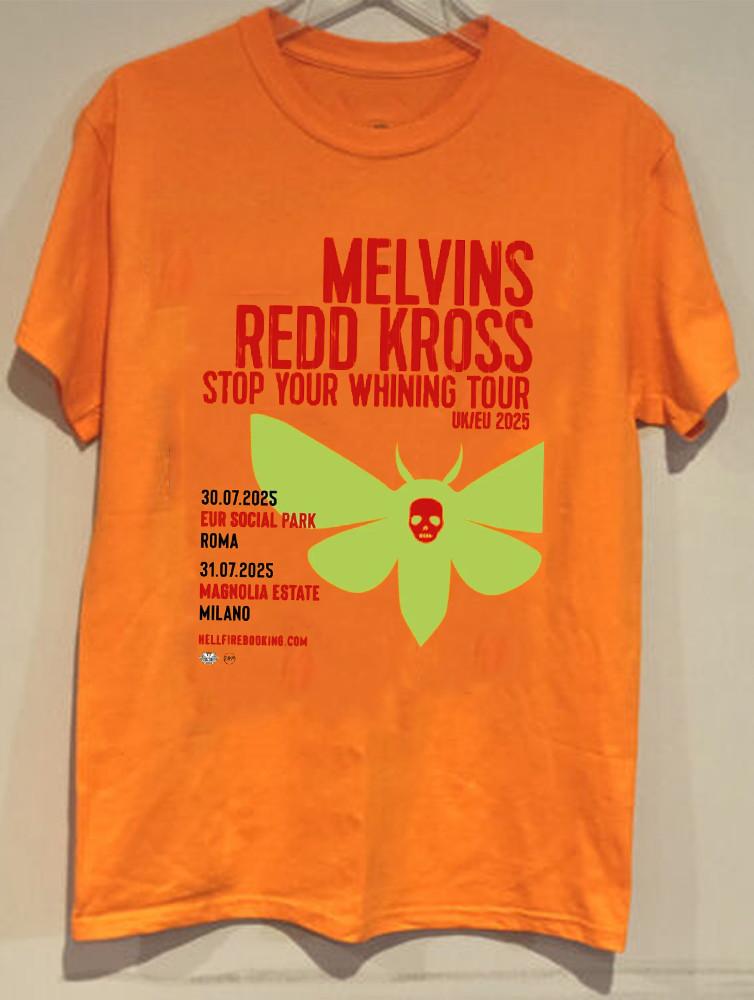 Melvins Band Stop Your Whining Tour Orange Cotton  Full Size S-5XL Unisex T-Shirt M