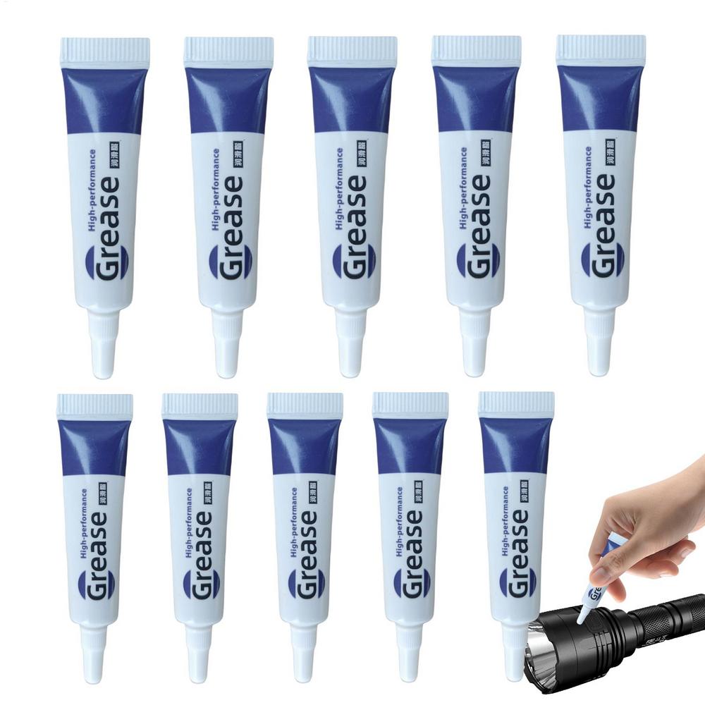 10PCS Waterproof Food Grade Silicone Lubricant Grease Equipment Car Gear Valves Chain Repair Maintenance Lithium Grease Tools