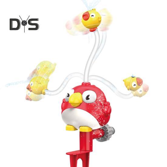 Spruzzatore ad Acqua Irrigatore a Pressione dell'Acqua Regolabile per Bambini Cani Polpi Divertimento Estivo Giocattolo per Gioco d'Acqua per Giardino Cortile