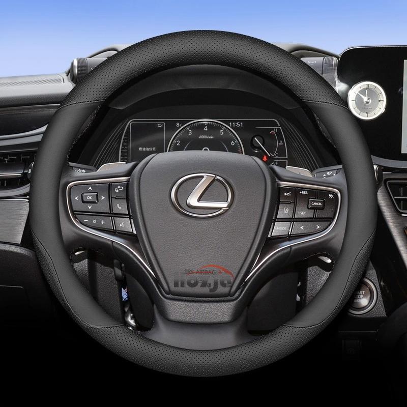 Leather Car Steering Wheel Cover for LEXUS VX RX TXL LX IS CT TX ES GX LS UX LM RZ Series Steering Covers Interior Accessories