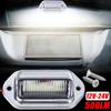 1/2 Stück Auto Kennzeichenbeleuchtung Universal 6 LED LKW Wohnmobil Anhänger Heck Kennzeichen Weiß Leuchtmittel Wasserdicht 12-24V